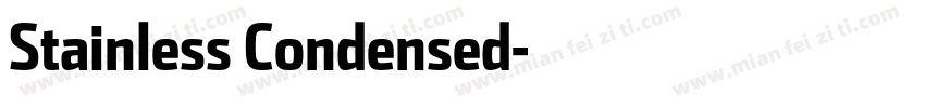 Stainless Condensed字体转换
